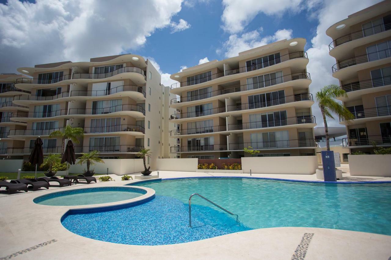 3Br Apt With Pool Cancún Esterno foto